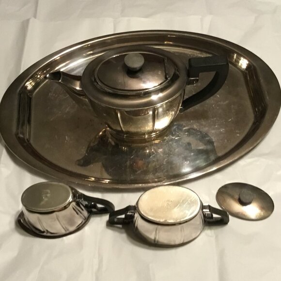 Vintage Gero 90 Netherlands tea set w/ tray - Picture 6 of 16